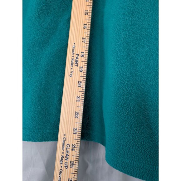 Disney Store Tinkerbell Fleece Pullover Sweater Zip Green Embroidered Womens L - Picture 4 of 7